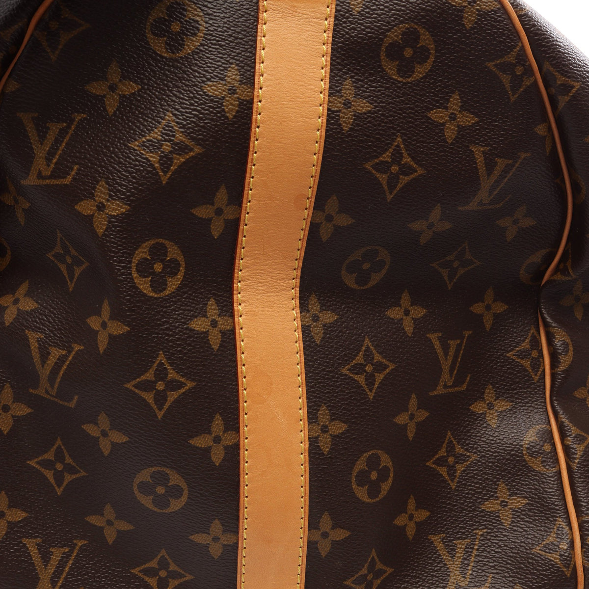 キーポル55 モノグラム ボストンバッグ PVC レザー ブラウン ルイヴィトン バッグ LOUIS VUITTON