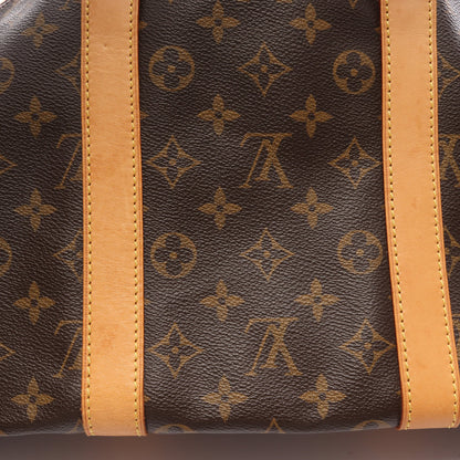 キーポル55 モノグラム ボストンバッグ PVC レザー ブラウン ルイヴィトン バッグ LOUIS VUITTON