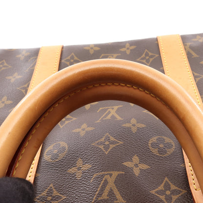 キーポル55 モノグラム ボストンバッグ PVC レザー ブラウン ルイヴィトン バッグ LOUIS VUITTON