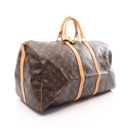キーポル55 モノグラム ボストンバッグ PVC レザー ブラウン ルイヴィトン バッグ LOUIS VUITTON
