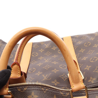 キーポル55 モノグラム ボストンバッグ PVC レザー ブラウン ルイヴィトン バッグ LOUIS VUITTON