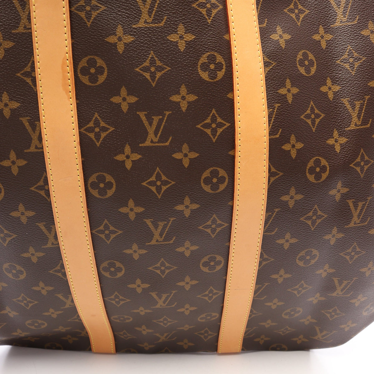 キーポル55 モノグラム ボストンバッグ PVC レザー ブラウン ルイヴィトン バッグ LOUIS VUITTON