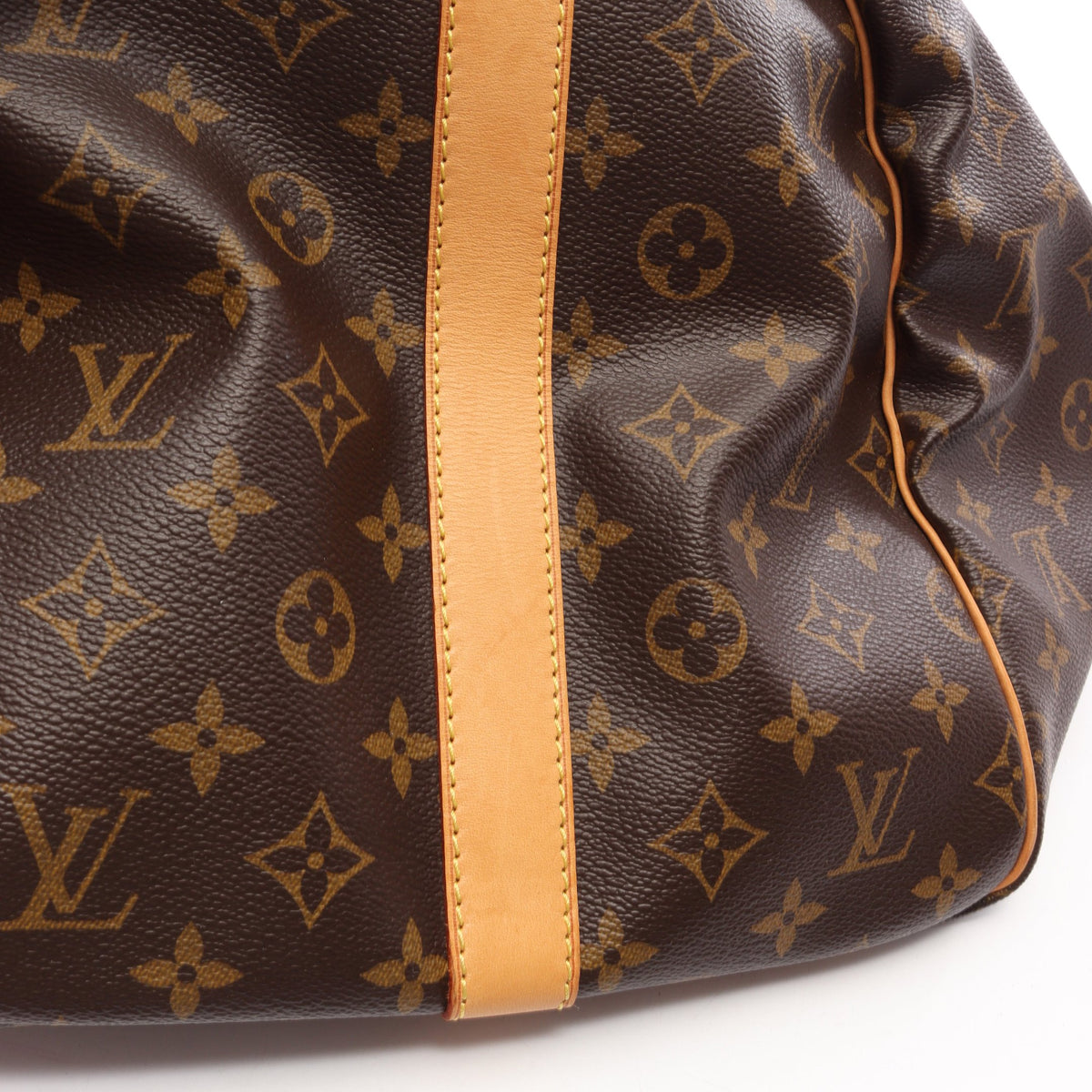 キーポル55 モノグラム ボストンバッグ PVC レザー ブラウン ルイヴィトン バッグ LOUIS VUITTON