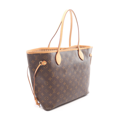 ネヴァーフルMM モノグラム ショルダーバッグ トートバッグ PVC レザー ブラウン ルイヴィトン バッグ LOUIS VUITTON