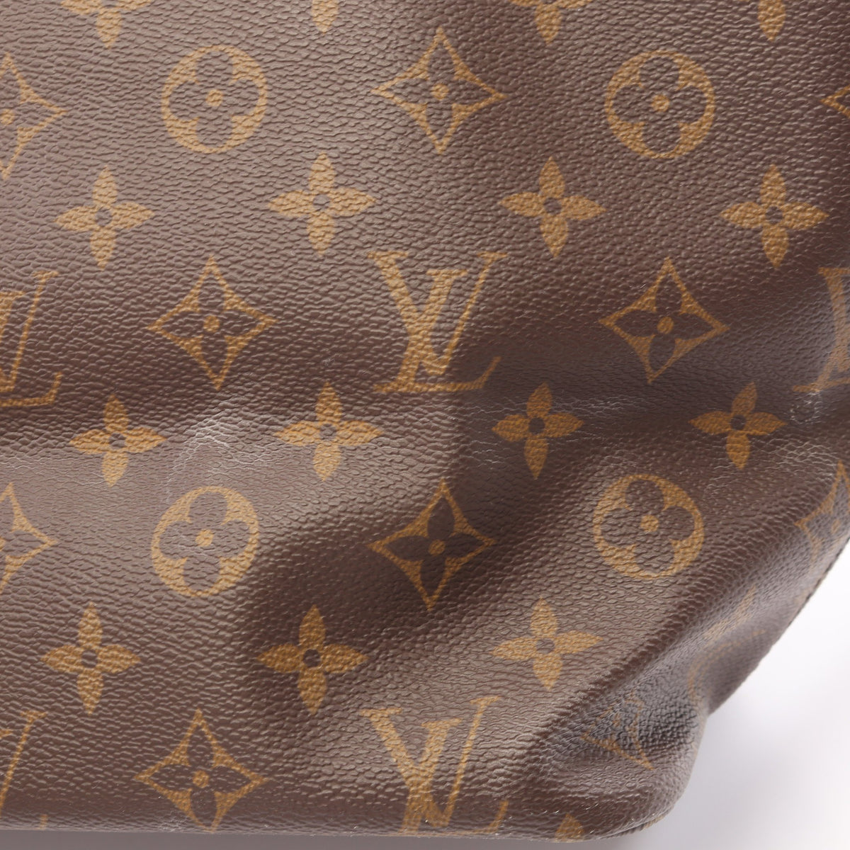ネヴァーフルMM モノグラム ショルダーバッグ トートバッグ PVC レザー ブラウン ルイヴィトン バッグ LOUIS VUITTON