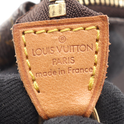 ポシェットアクセソワール モノグラム ハンドバッグ PVC レザー ブラウン ルイヴィトン バッグ LOUIS VUITTON