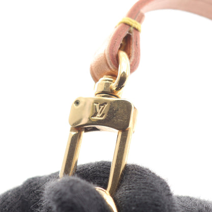 ポシェットアクセソワール モノグラム ハンドバッグ PVC レザー ブラウン ルイヴィトン バッグ LOUIS VUITTON
