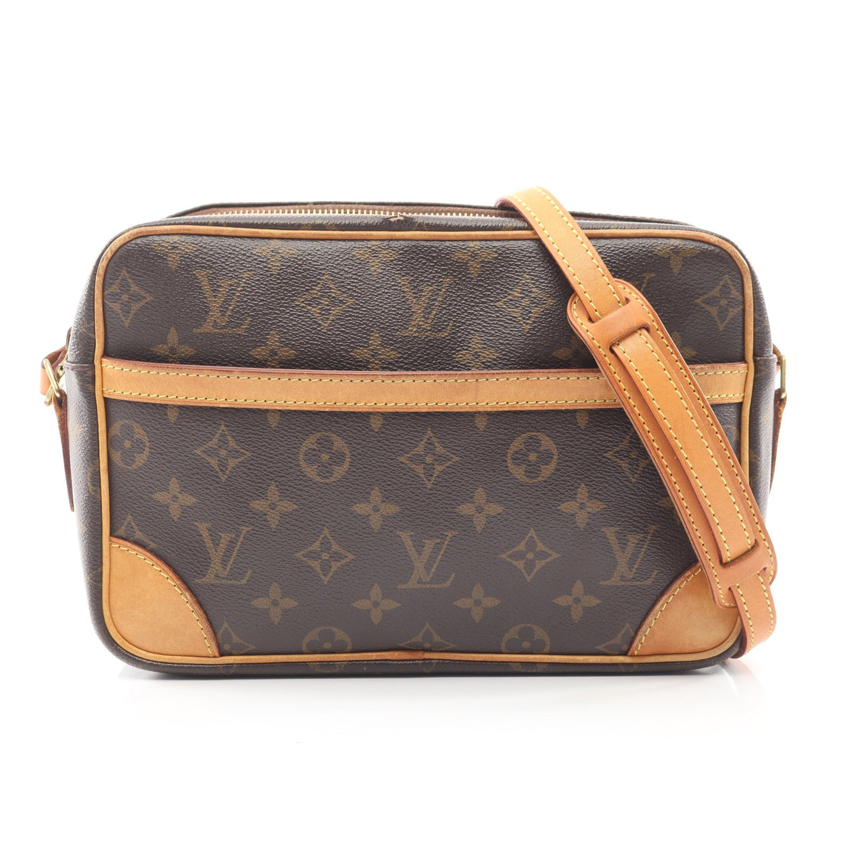 トロカデロ27 モノグラム ショルダーバッグ PVC レザー ブラウン ルイヴィトン バッグ LOUIS VUITTON