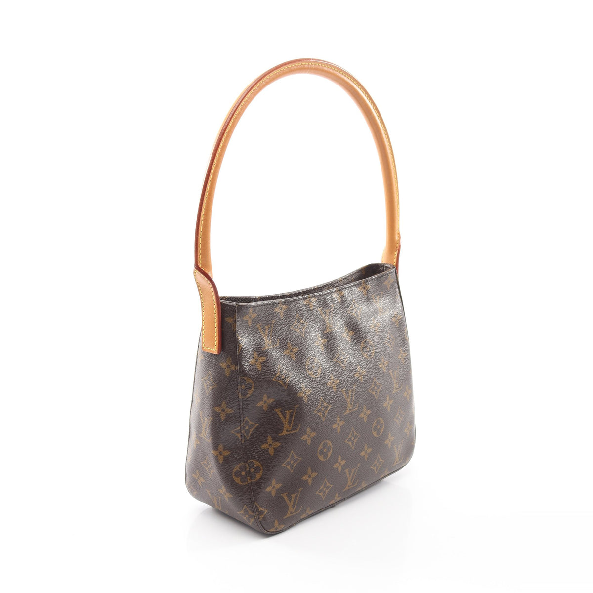 ルーピングMM モノグラム ショルダーバッグ PVC レザー ブラウン ルイヴィトン バッグ LOUIS VUITTON