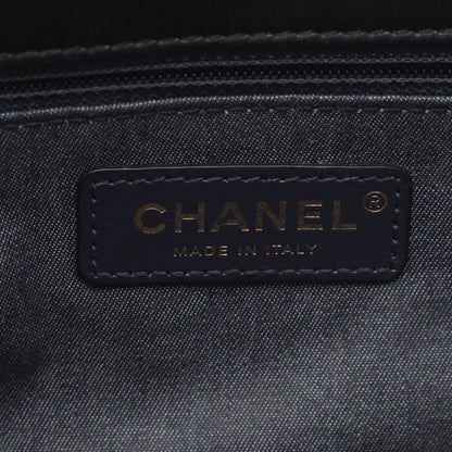 マトラッセ 2WAY チェーンショルダーバッグ ラムスキン ブラック ゴールド金具 シャネル バッグ CHANEL