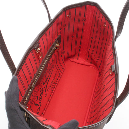 ネヴァーフルPM ダミエエベヌ ハンドバッグ トートバッグ PVC レザー ブラウン ルイヴィトン バッグ LOUIS VUITTON