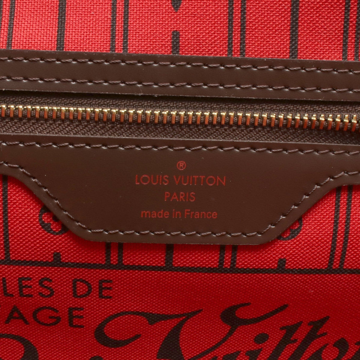 ネヴァーフルPM ダミエエベヌ ハンドバッグ トートバッグ PVC レザー ブラウン ルイヴィトン バッグ LOUIS VUITTON
