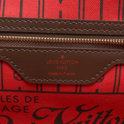 ネヴァーフルPM ダミエエベヌ ハンドバッグ トートバッグ PVC レザー ブラウン ルイヴィトン バッグ LOUIS VUITTON