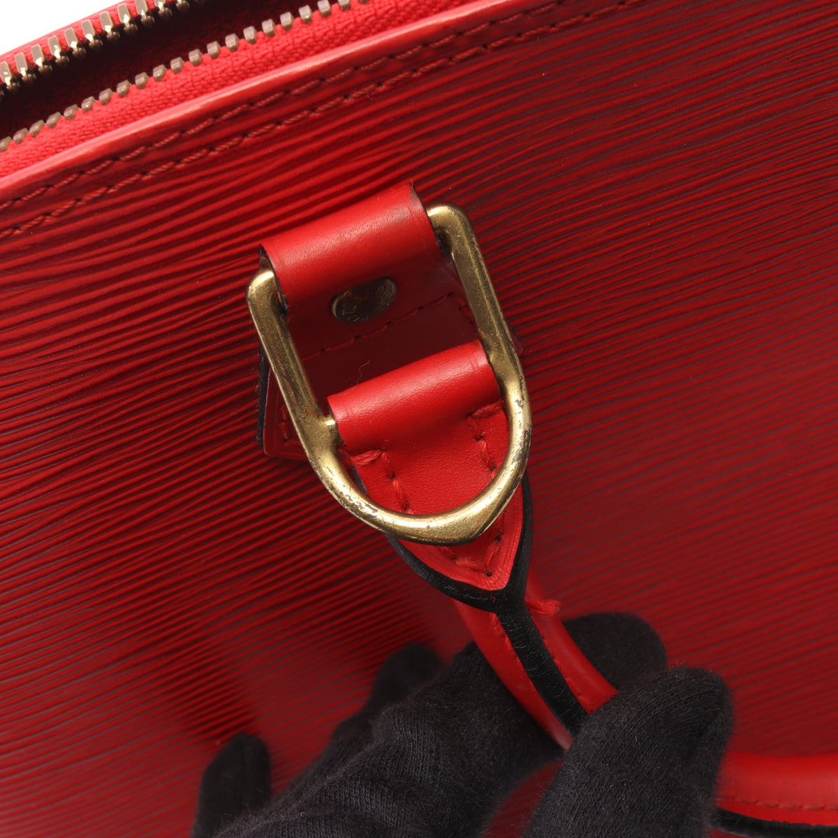アルマ エピ カスティリアンレッド ハンドバッグ レザー レッド ルイヴィトン バッグ LOUIS VUITTON