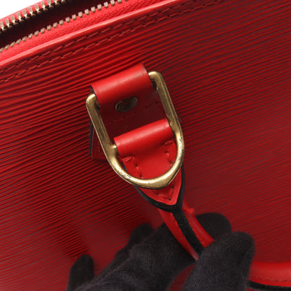 アルマ エピ カスティリアンレッド ハンドバッグ レザー レッド ルイヴィトン バッグ LOUIS VUITTON