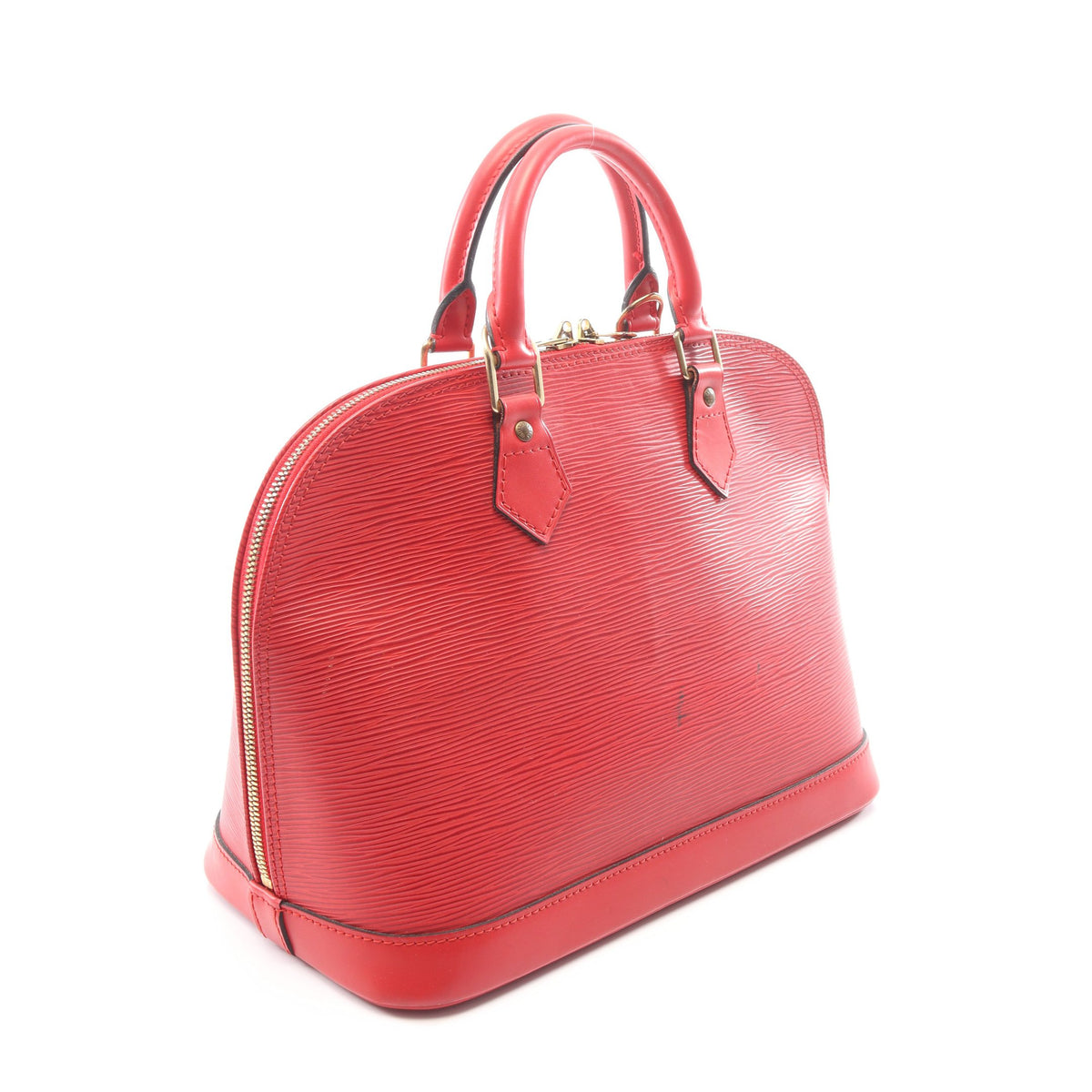アルマ エピ カスティリアンレッド ハンドバッグ レザー レッド ルイヴィトン バッグ LOUIS VUITTON