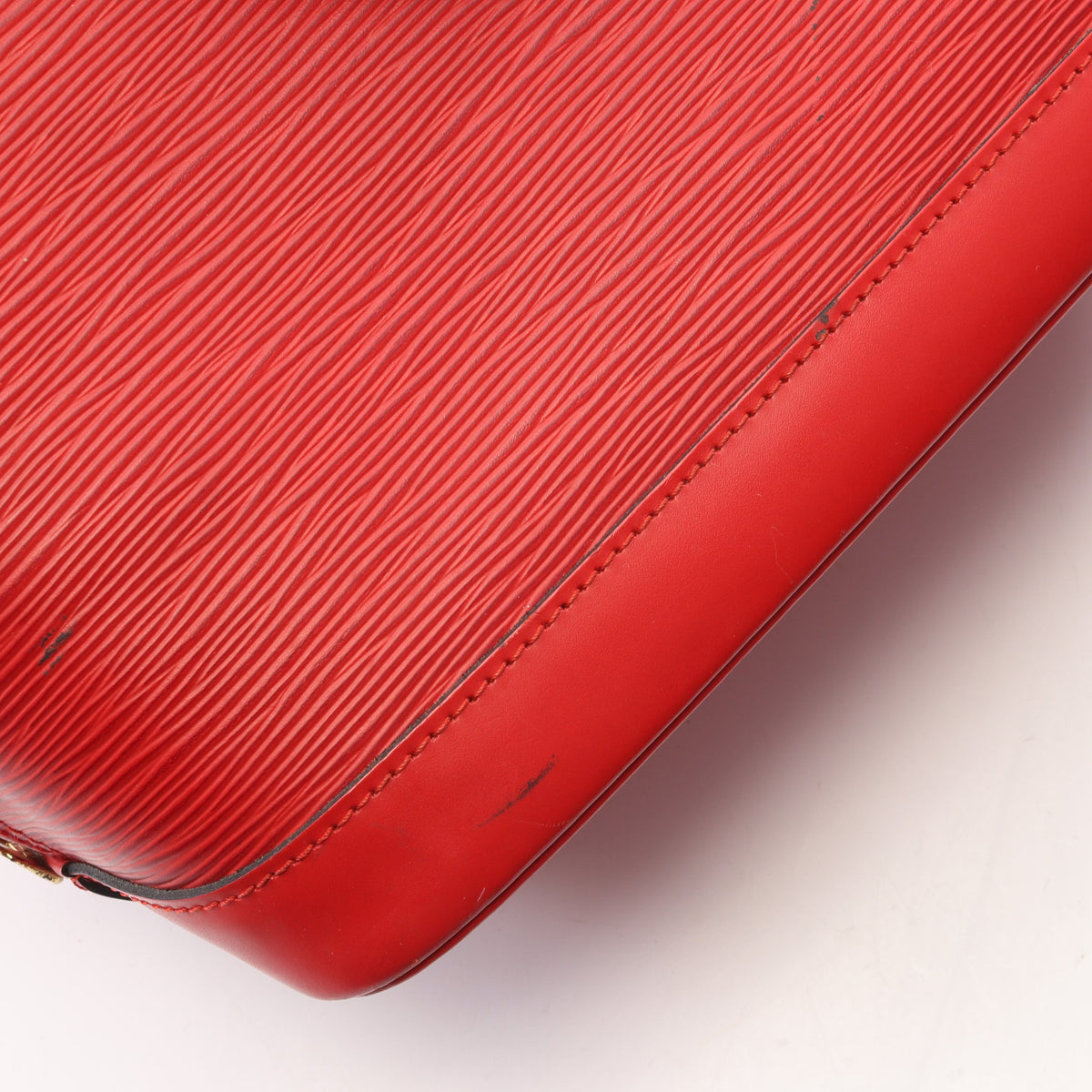 アルマ エピ カスティリアンレッド ハンドバッグ レザー レッド ルイヴィトン バッグ LOUIS VUITTON