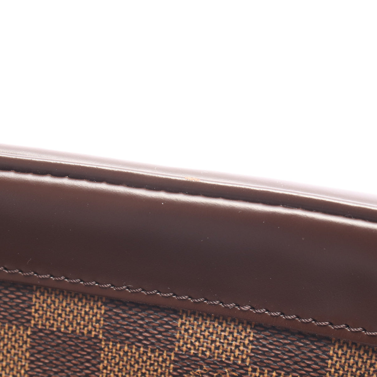 アルマ ダミエエベヌ ハンドバッグ PVC レザー ブラウン ルイヴィトン バッグ LOUIS VUITTON