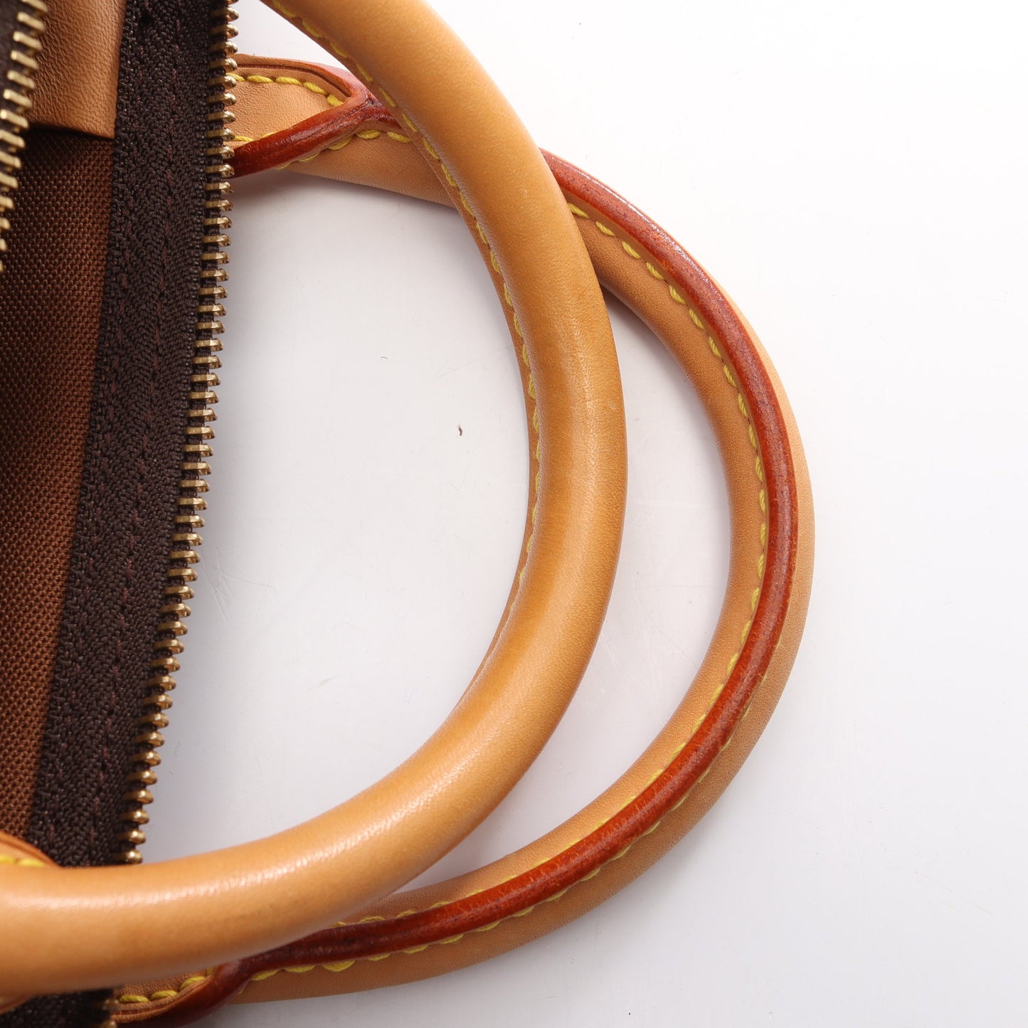 スピーディ40 モノグラム ハンドバッグ PVC レザー ブラウン ルイヴィトン バッグ LOUIS VUITTON