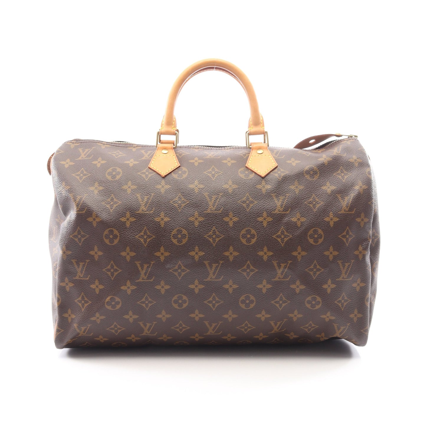 スピーディ40 モノグラム ハンドバッグ PVC レザー ブラウン ルイヴィトン バッグ LOUIS VUITTON