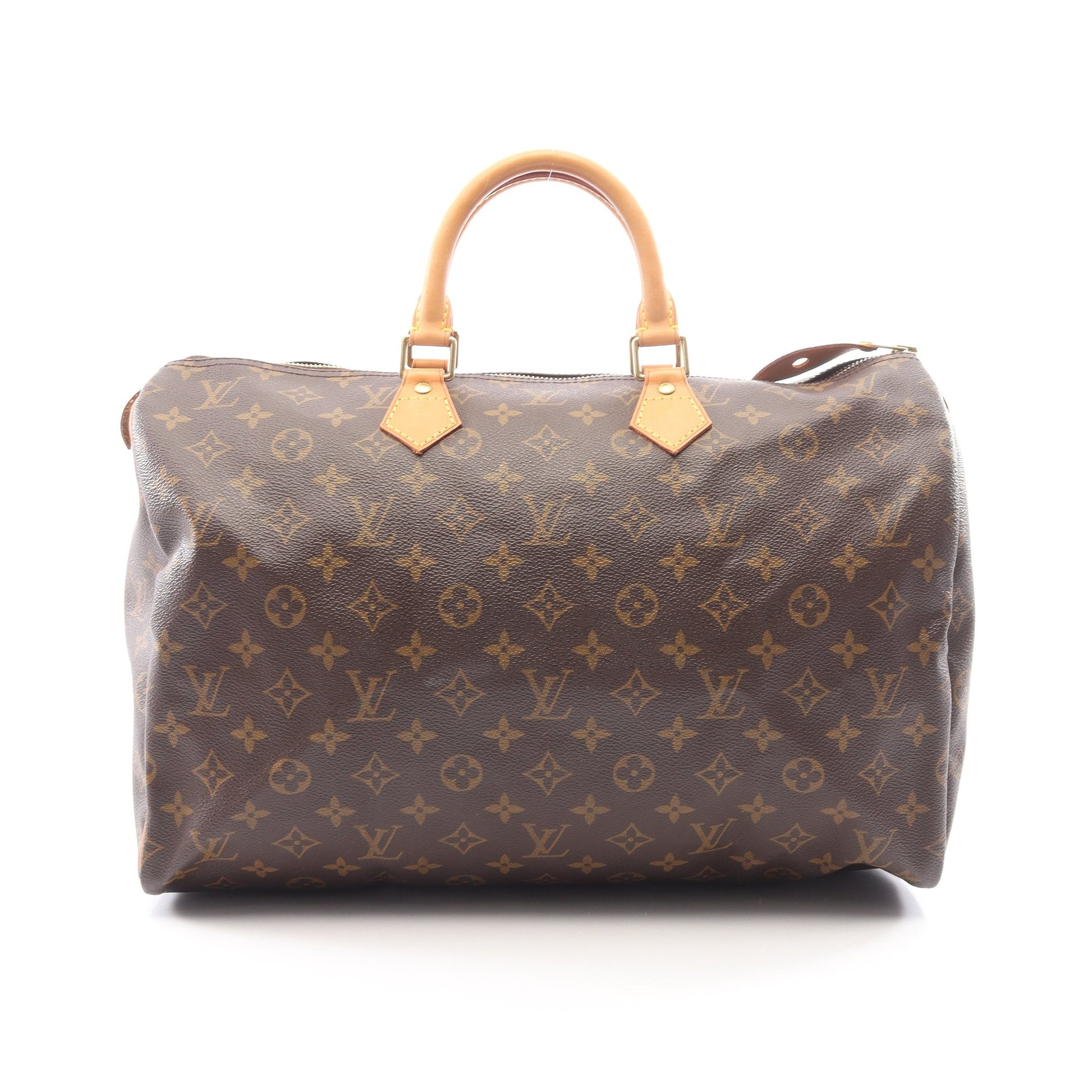 スピーディ40 モノグラム ハンドバッグ PVC レザー ブラウン ルイヴィトン バッグ LOUIS VUITTON