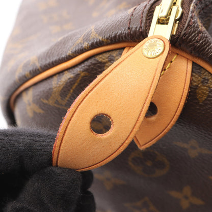 スピーディ40 モノグラム ハンドバッグ PVC レザー ブラウン ルイヴィトン バッグ LOUIS VUITTON