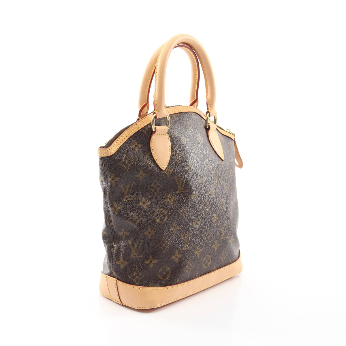 ロックイット モノグラム ハンドバッグ PVC レザー ブラウン ルイヴィトン バッグ LOUIS VUITTON
