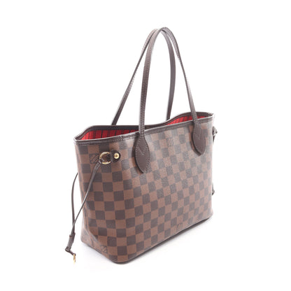 ネヴァーフルPM ダミエエベヌ ハンドバッグ トートバッグ PVC レザー ブラウン ルイヴィトン バッグ LOUIS VUITTON