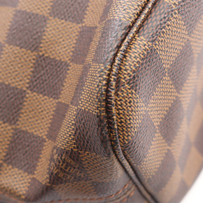 ネヴァーフルPM ダミエエベヌ ハンドバッグ トートバッグ PVC レザー ブラウン ルイヴィトン バッグ LOUIS VUITTON