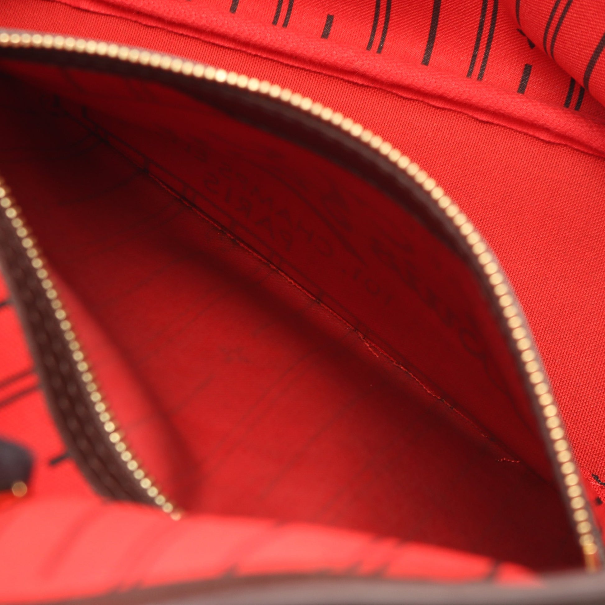 ネヴァーフルPM ダミエエベヌ ハンドバッグ トートバッグ PVC レザー ブラウン ルイヴィトン バッグ LOUIS VUITTON