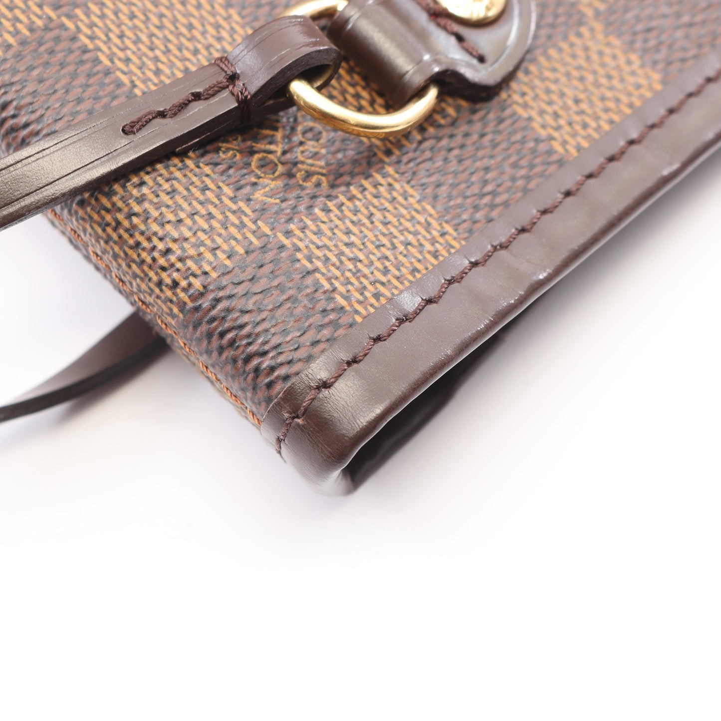 ネヴァーフルPM ダミエエベヌ ハンドバッグ トートバッグ PVC レザー ブラウン ルイヴィトン バッグ LOUIS VUITTON