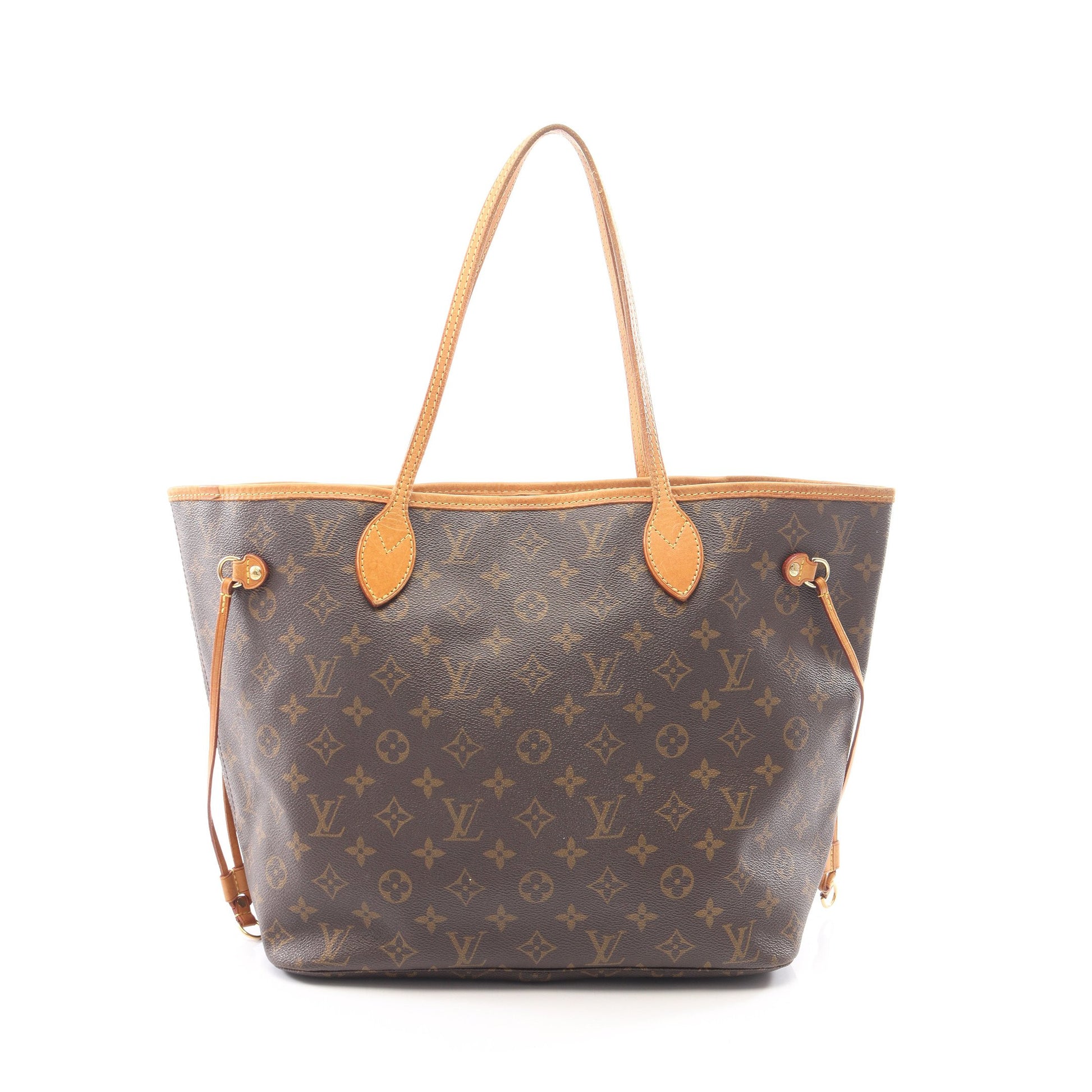 ネヴァーフルMM モノグラム ショルダーバッグ トートバッグ PVC レザー ブラウン ルイヴィトン バッグ LOUIS VUITTON