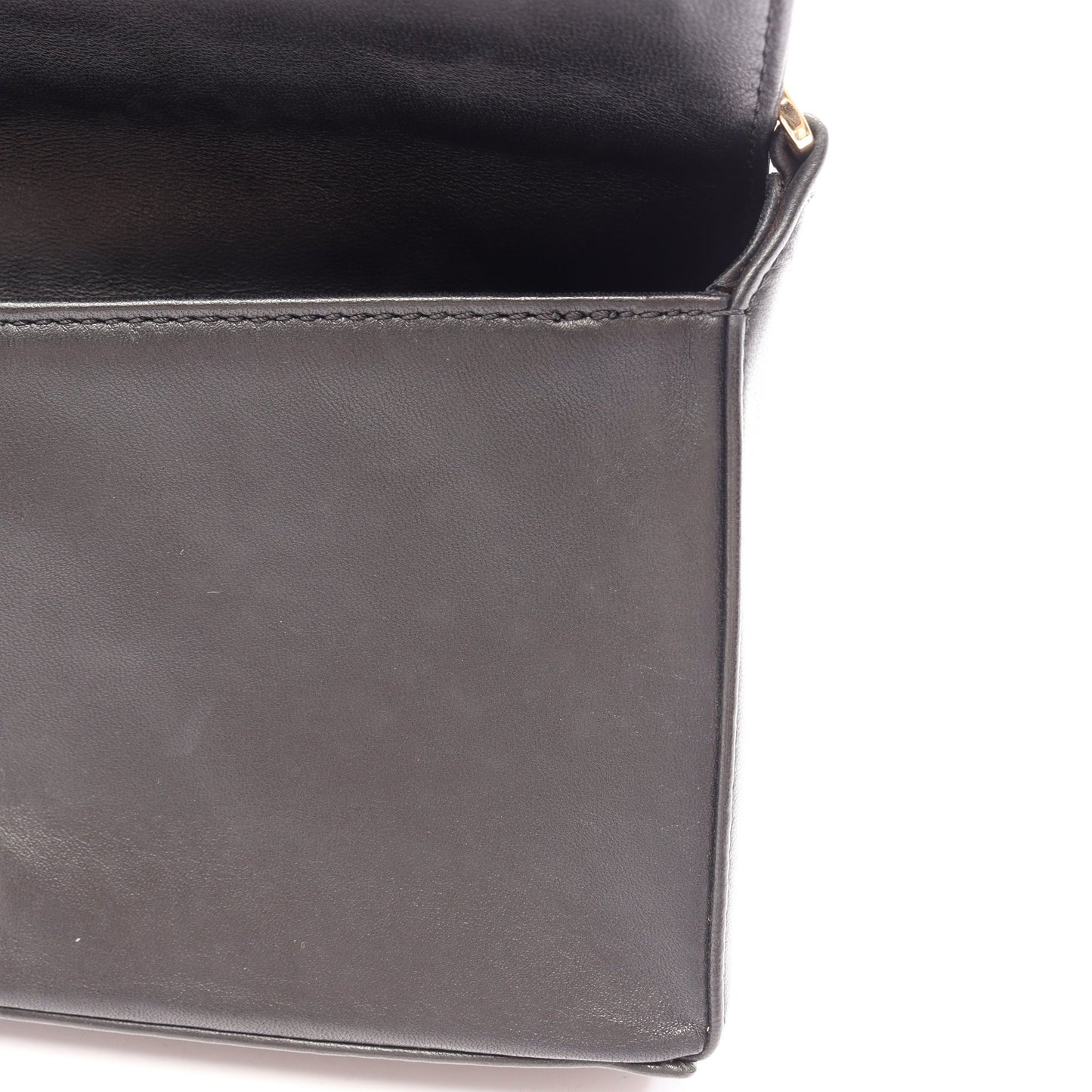 チョコバー ココマーク ワンショルダーバッグ ラムスキン ブラック ゴールド金具 シャネル バッグ CHANEL