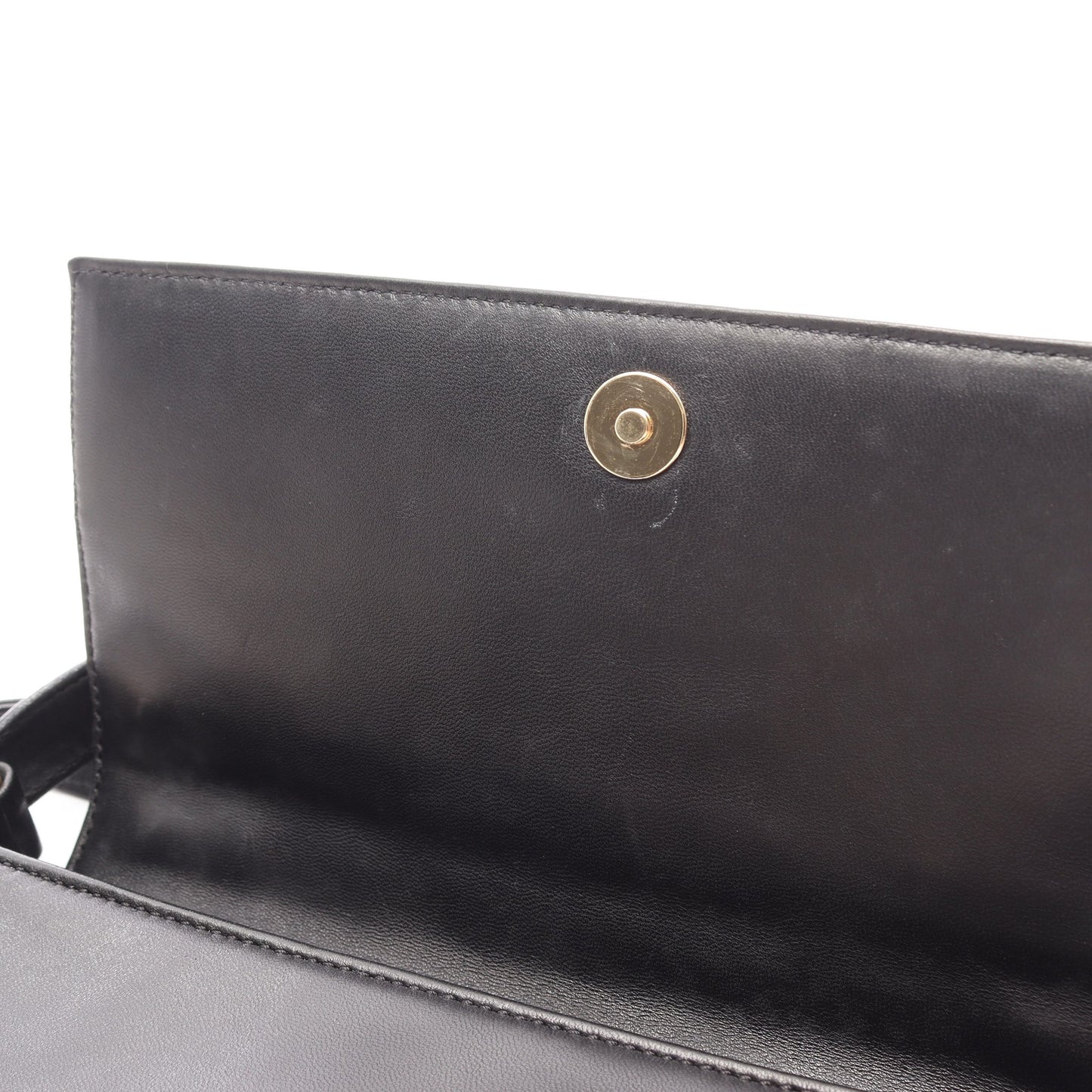 チョコバー ココマーク ワンショルダーバッグ ラムスキン ブラック ゴールド金具 シャネル バッグ CHANEL