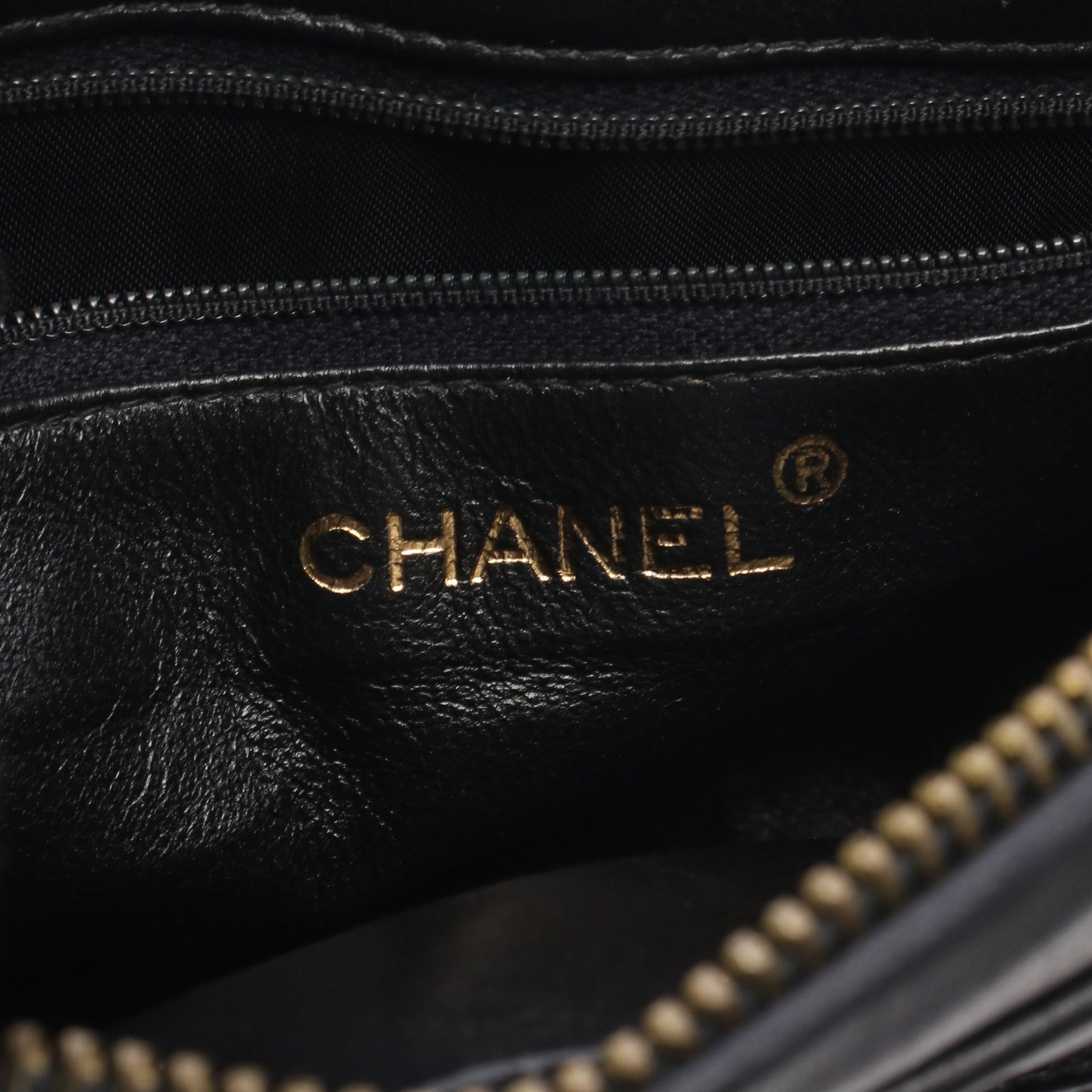マトラッセ タッセル チェーンショルダーバッグ ラムスキン ブラック ゴールド金具 シャネル バッグ CHANEL