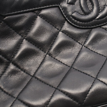マトラッセ タッセル チェーンショルダーバッグ ラムスキン ブラック ゴールド金具 シャネル バッグ CHANEL