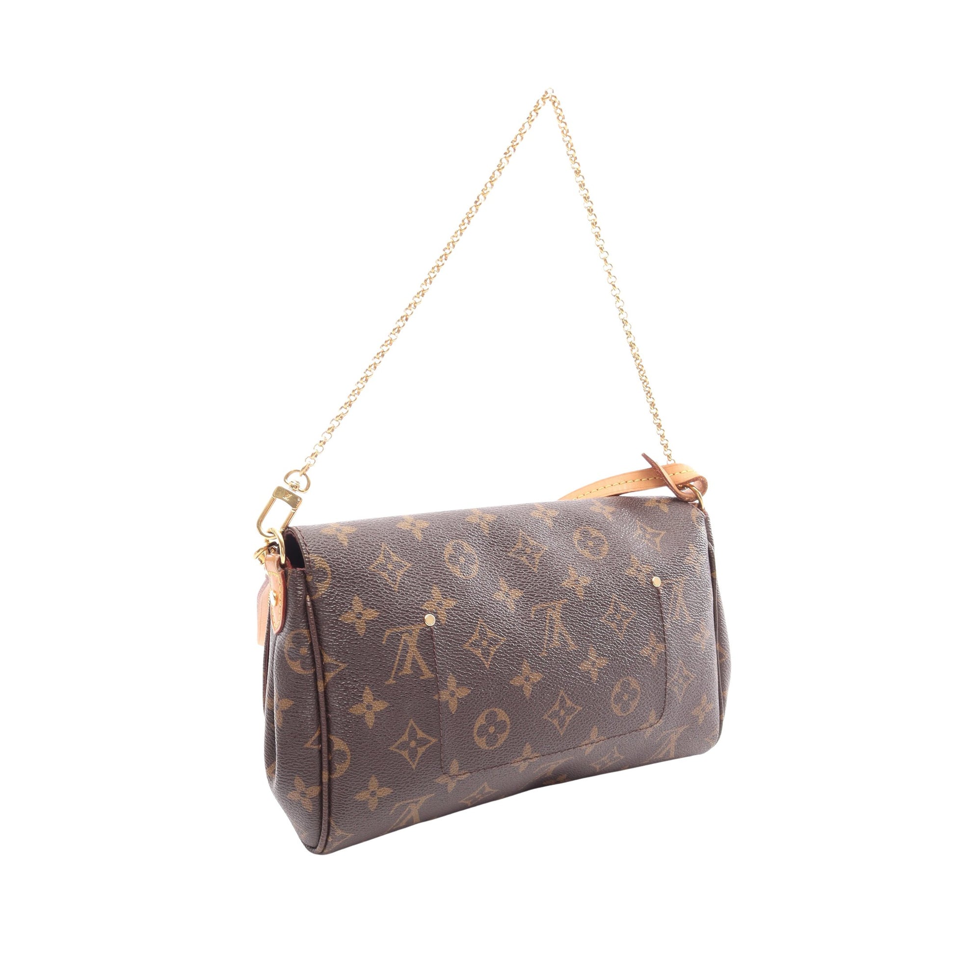 フェイボリットMM モノグラム 2WAY チェーンハンドバッグ PVC レザー ブラウン ルイヴィトン バッグ LOUIS VUITTON