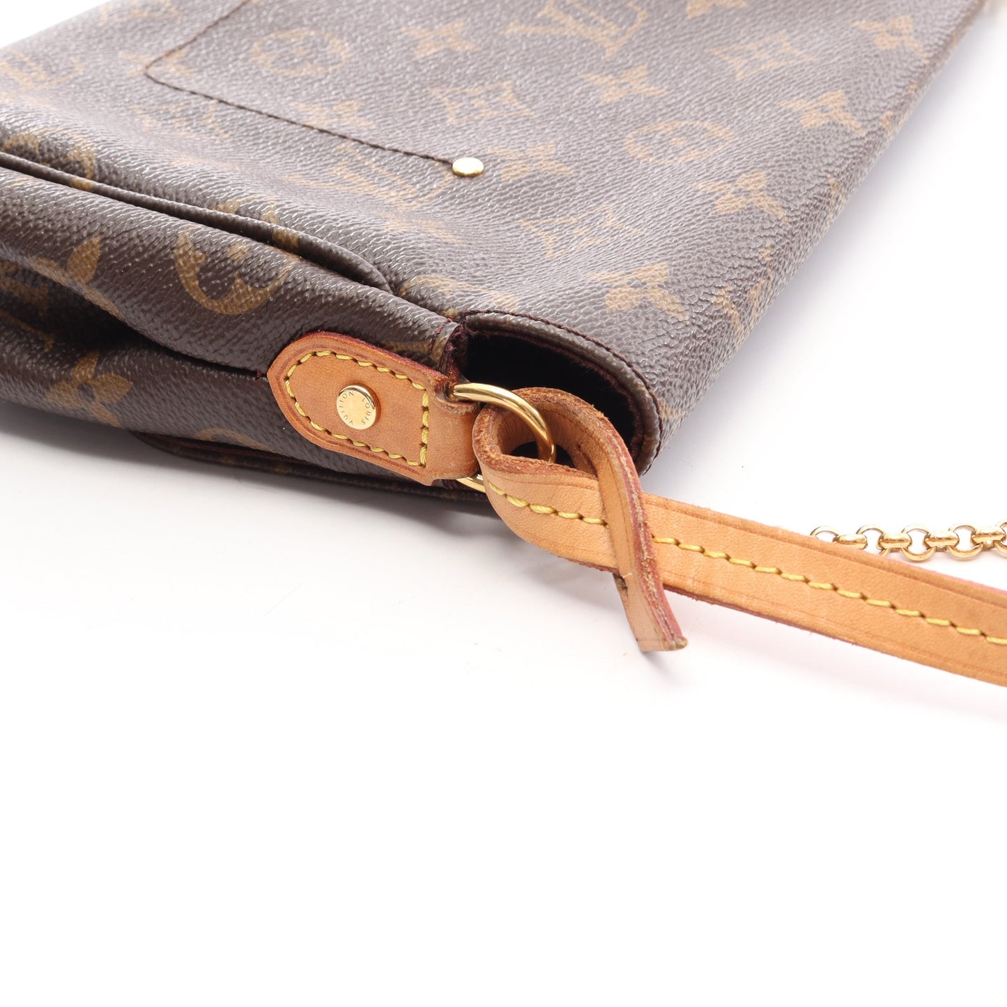 フェイボリットMM モノグラム 2WAY チェーンハンドバッグ PVC レザー ブラウン ルイヴィトン バッグ LOUIS VUITTON
