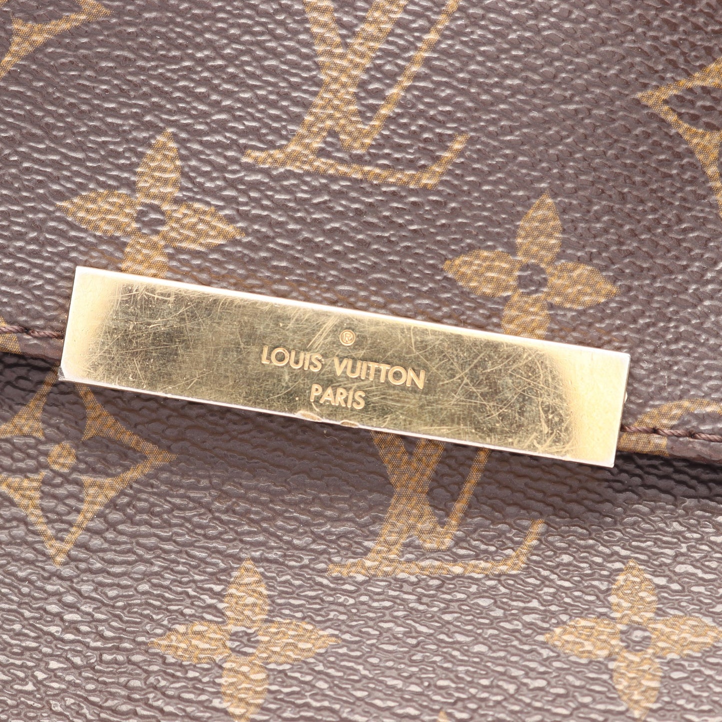 フェイボリットMM モノグラム 2WAY チェーンハンドバッグ PVC レザー ブラウン ルイヴィトン バッグ LOUIS VUITTON