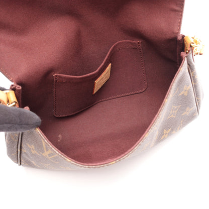 フェイボリットMM モノグラム 2WAY チェーンハンドバッグ PVC レザー ブラウン ルイヴィトン バッグ LOUIS VUITTON