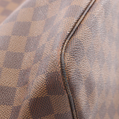 ネヴァーフルMM ダミエエベヌ ショルダーバッグ トートバッグ PVC レザー ブラウン ルイヴィトン バッグ LOUIS VUITTON