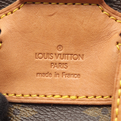 モンスリMM モノグラム バックパック リュックサック PVC レザー ブラウン ルイヴィトン バッグ LOUIS VUITTON