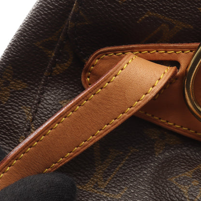 モンスリMM モノグラム バックパック リュックサック PVC レザー ブラウン ルイヴィトン バッグ LOUIS VUITTON