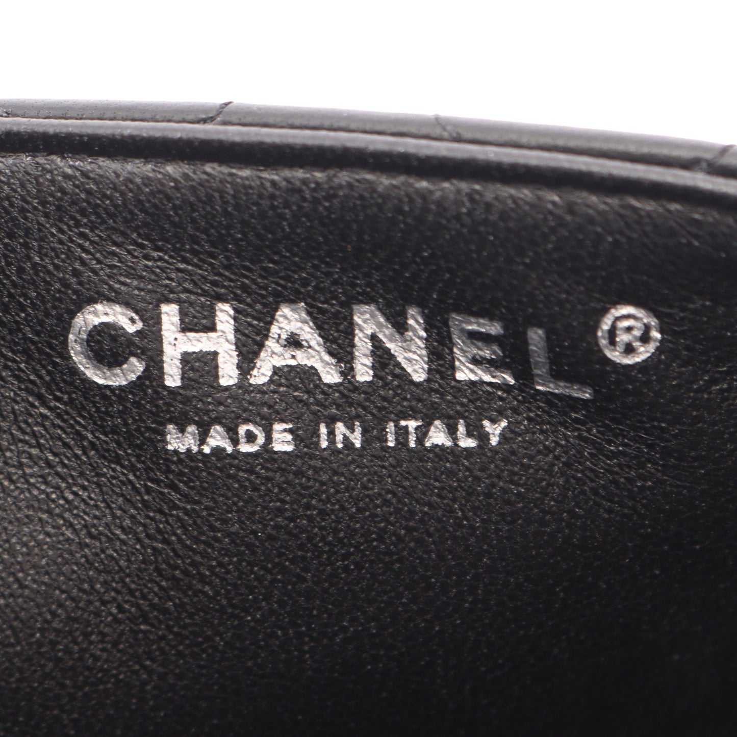 マトラッセ イーストウエスト チェーンショルダーバッグ ラムスキン ブラック シルバー金具 シャネル バッグ CHANEL