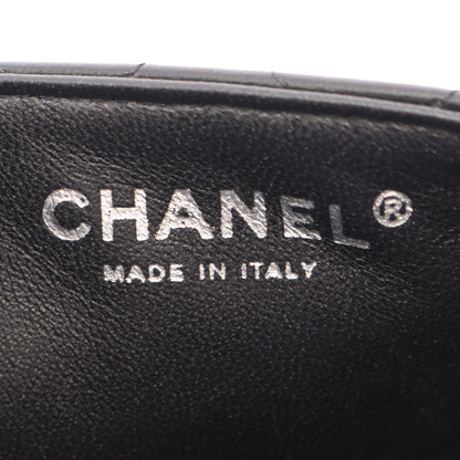 マトラッセ イーストウエスト チェーンショルダーバッグ ラムスキン ブラック シルバー金具 シャネル バッグ CHANEL