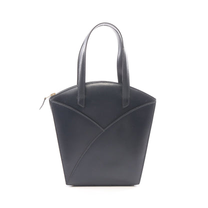 コカーズ ブルーインディゴ ハンドバッグ ボックスカーフ ネイビー ゴールド金具 ○X刻印 エルメス バッグ HERMES