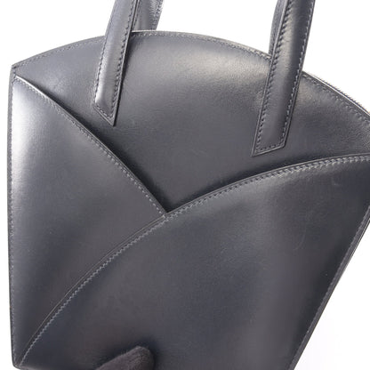 コカーズ ブルーインディゴ ハンドバッグ ボックスカーフ ネイビー ゴールド金具 ○X刻印 エルメス バッグ HERMES