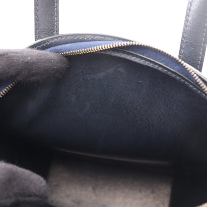 コカーズ ブルーインディゴ ハンドバッグ ボックスカーフ ネイビー ゴールド金具 ○X刻印 エルメス バッグ HERMES