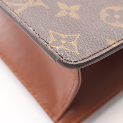 モンソー モノグラム 2WAY ハンドバッグ PVC レザー ブラウン ルイヴィトン バッグ LOUIS VUITTON