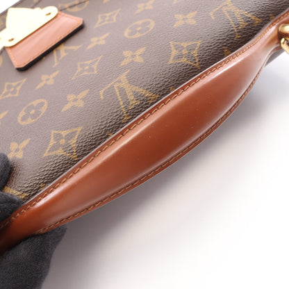 モンソー モノグラム 2WAY ハンドバッグ PVC レザー ブラウン ルイヴィトン バッグ LOUIS VUITTON